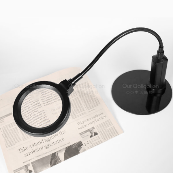桌上型LED燈光放大鏡